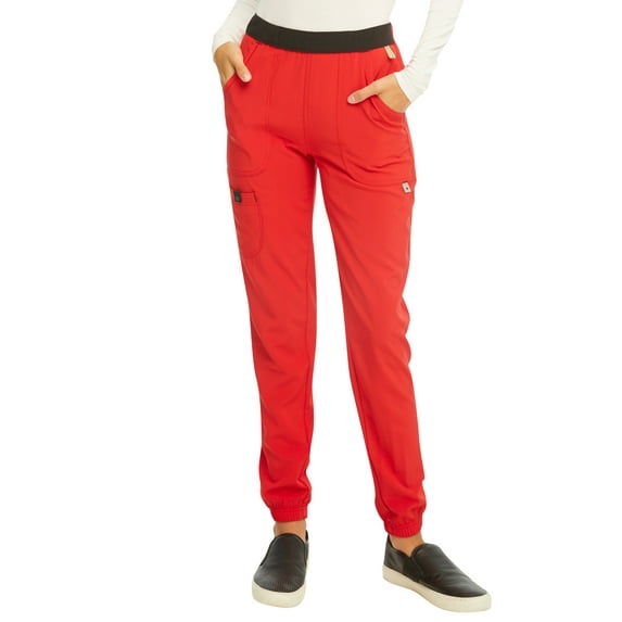 Scrubstar Women's Active Stretch Ethical Fabric Pull-On Cargo Jogger Scrub Pant WM41P260