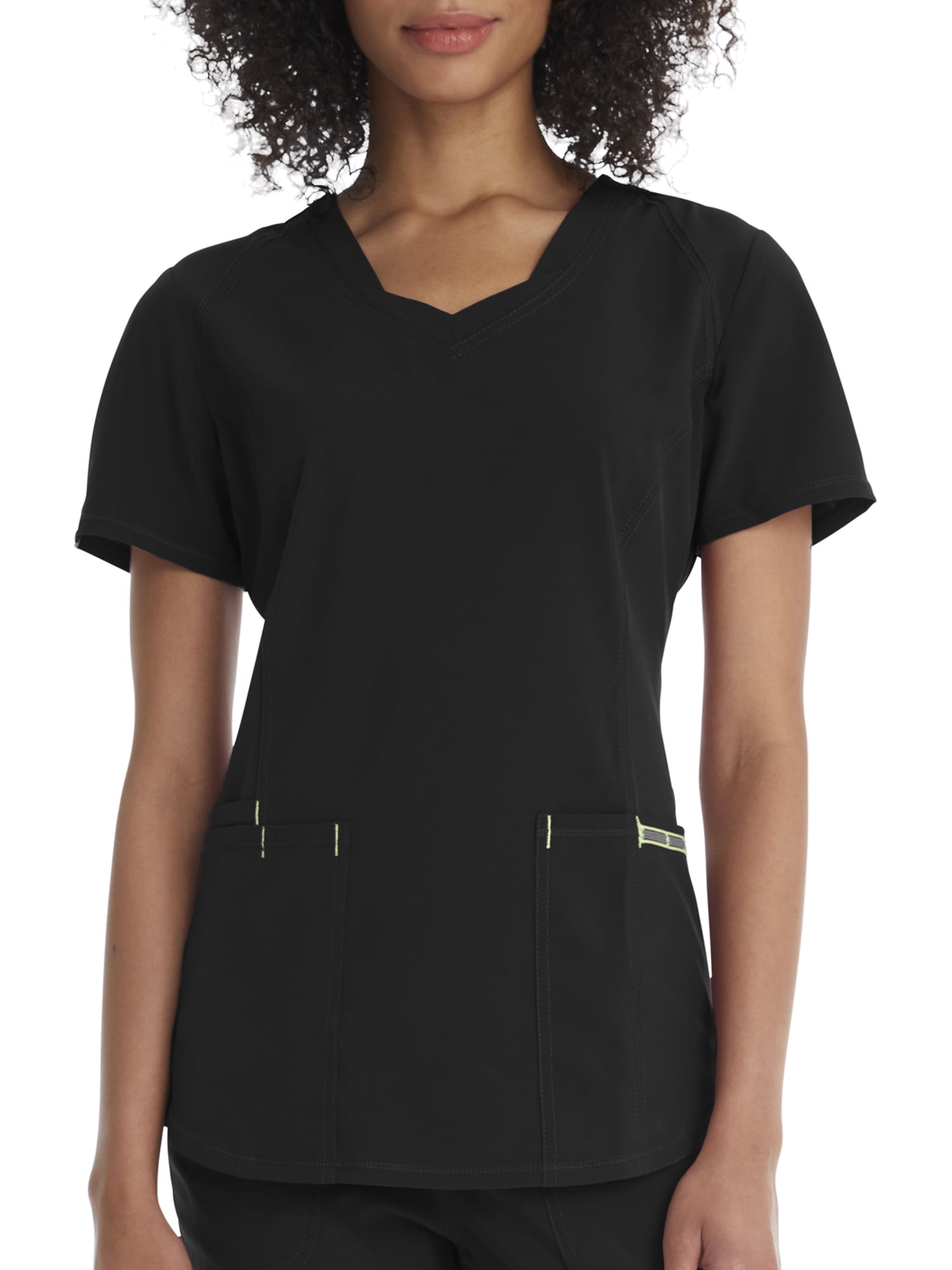 Scrubstar Women's Active Stretch Ethical Fabric Three Pocket VNeck