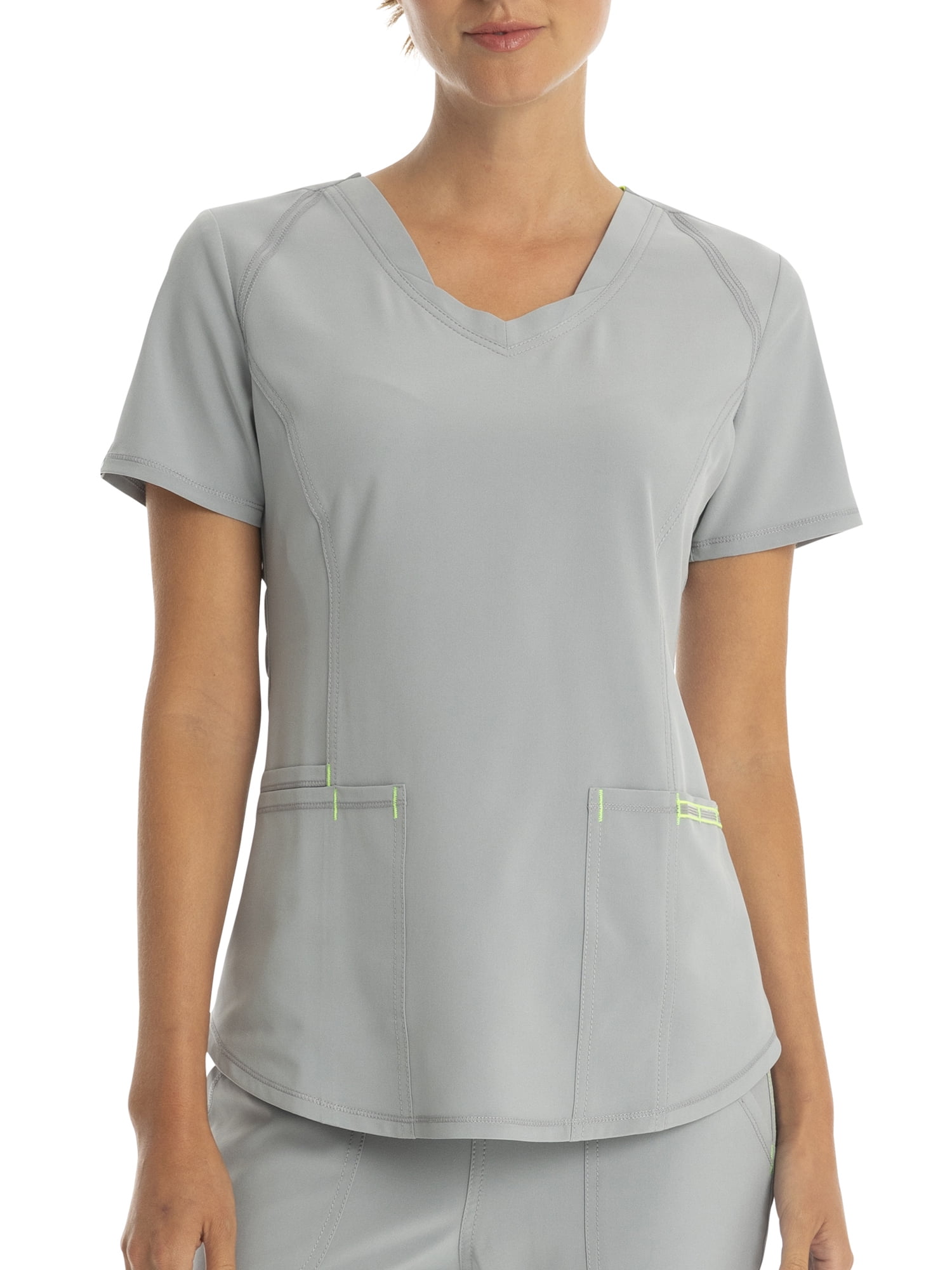 Scrubstar Women's Active Stretch Ethical Fabric Three Pocket VNeck