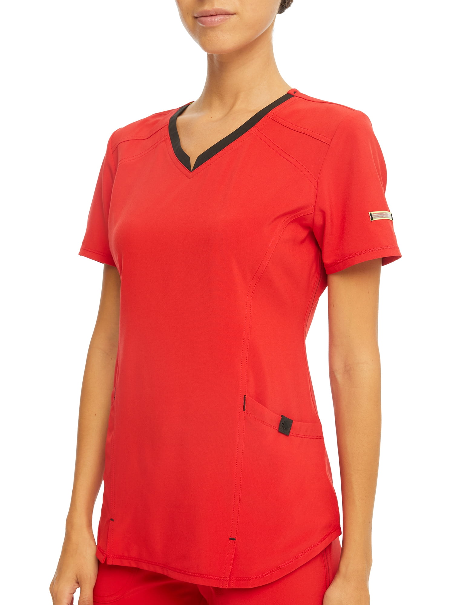 Scrubstar Women's Active Stretch Ethical Fabric Two Pocket VNeck Scrub