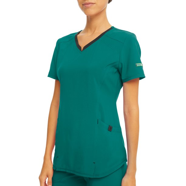 Scrubstar Women's Active Stretch Ethical Fabric Two Pocket VNeck Scrub
