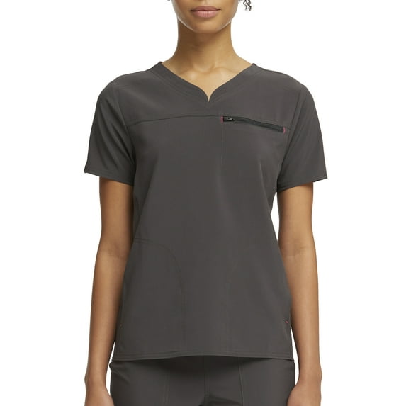 Scrubstar Women's Active Stretch Ethical Fabric V-Neck Seasonal Tuck In Scrub Top WM12T668A