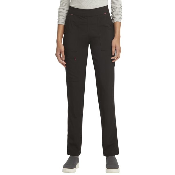 Scrubstar Women's Active Stretch Solid Pull On Pants