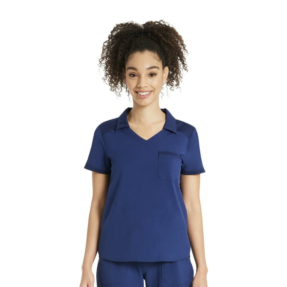 Scrubstar Women's Antimicrobial Premium Performance Collar Top, Sizes XS-3XL