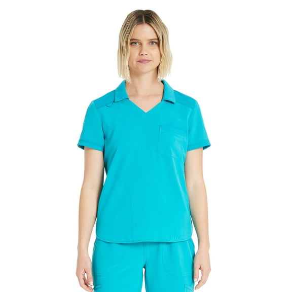 Scrubstar Women's Antimicrobial Premium Performance Collar Top, Sizes XS-3XL