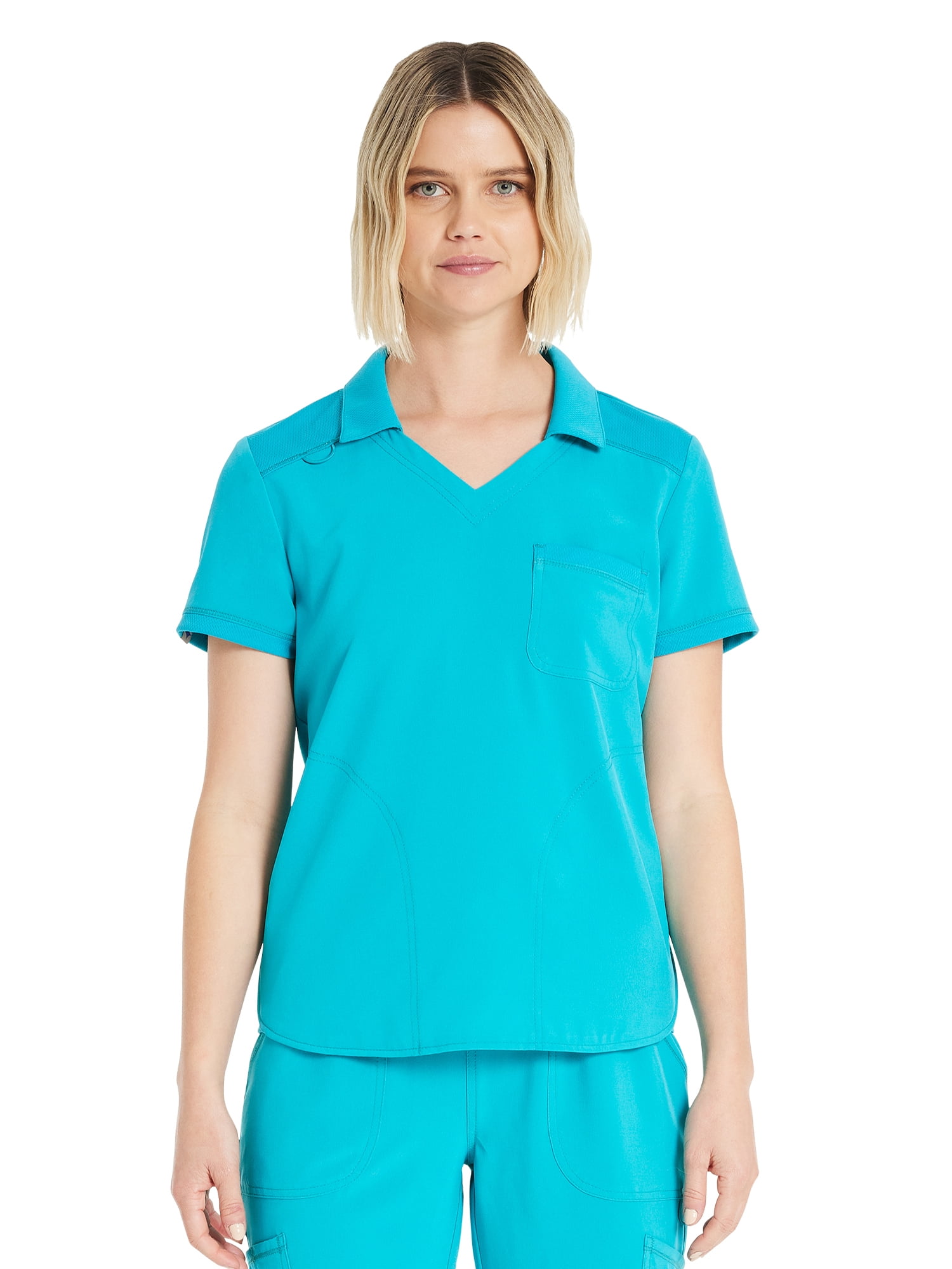 Scrubstar Women's Antimicrobial Premium Performance Collar Top
