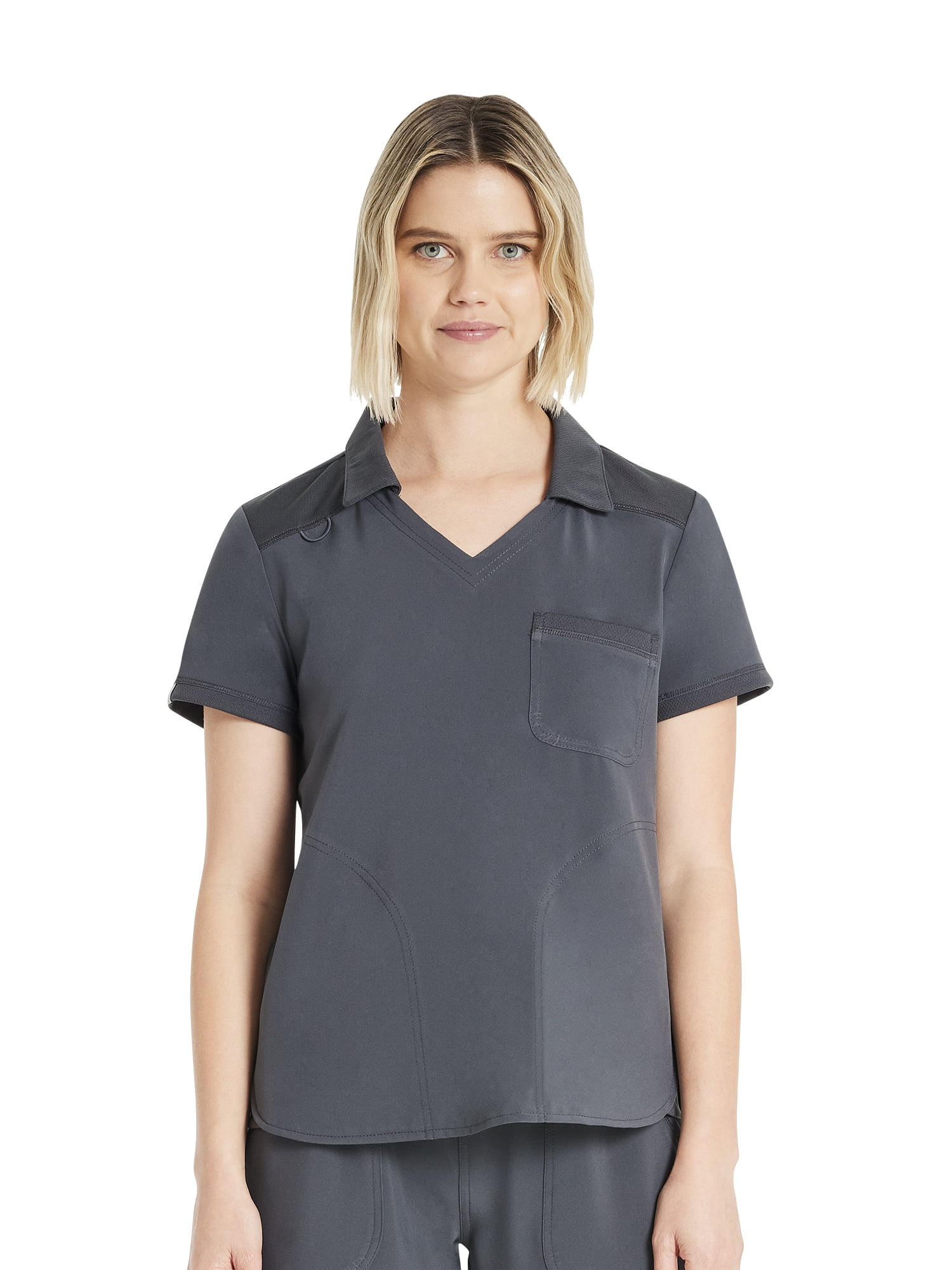 Scrubstar Women's Antimicrobial Premium Performance Collar Top