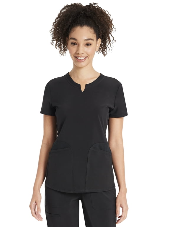 Women's Antimicrobial Premium Performance Notch Neck Top, Sizes XS-3XL