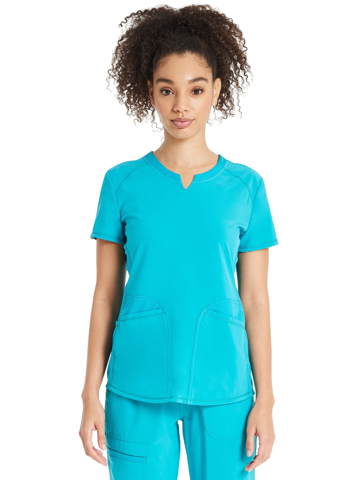 Scrubstar Women's Antimicrobial Premium Performance Notch Neck Top, Sizes XS-3XL