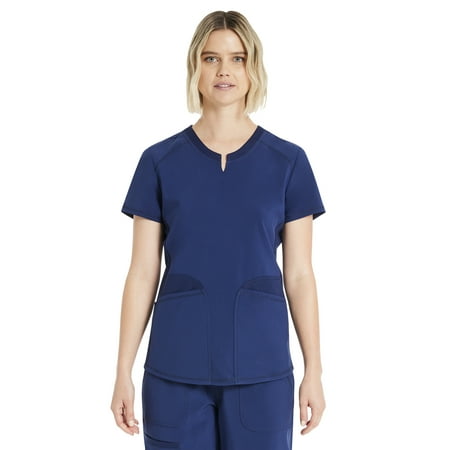 Scrubstar Women's Antimicrobial Premium Performance Notch Neck Top, Sizes XS-3XL