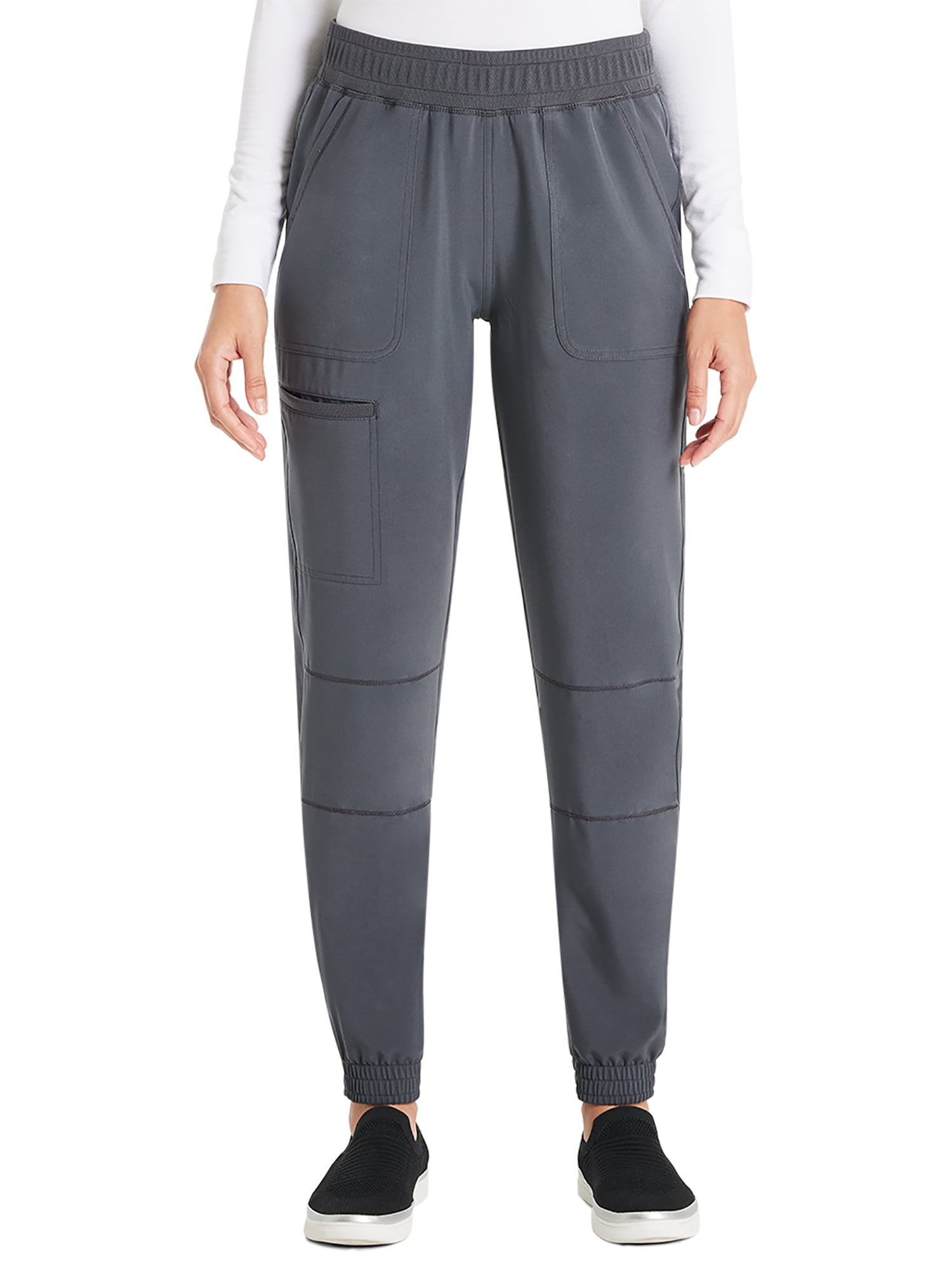 Scrubstar Women's Antimicrobial Premium Performance Petite Yoga Waistband Jogger, Sizes XS-XL