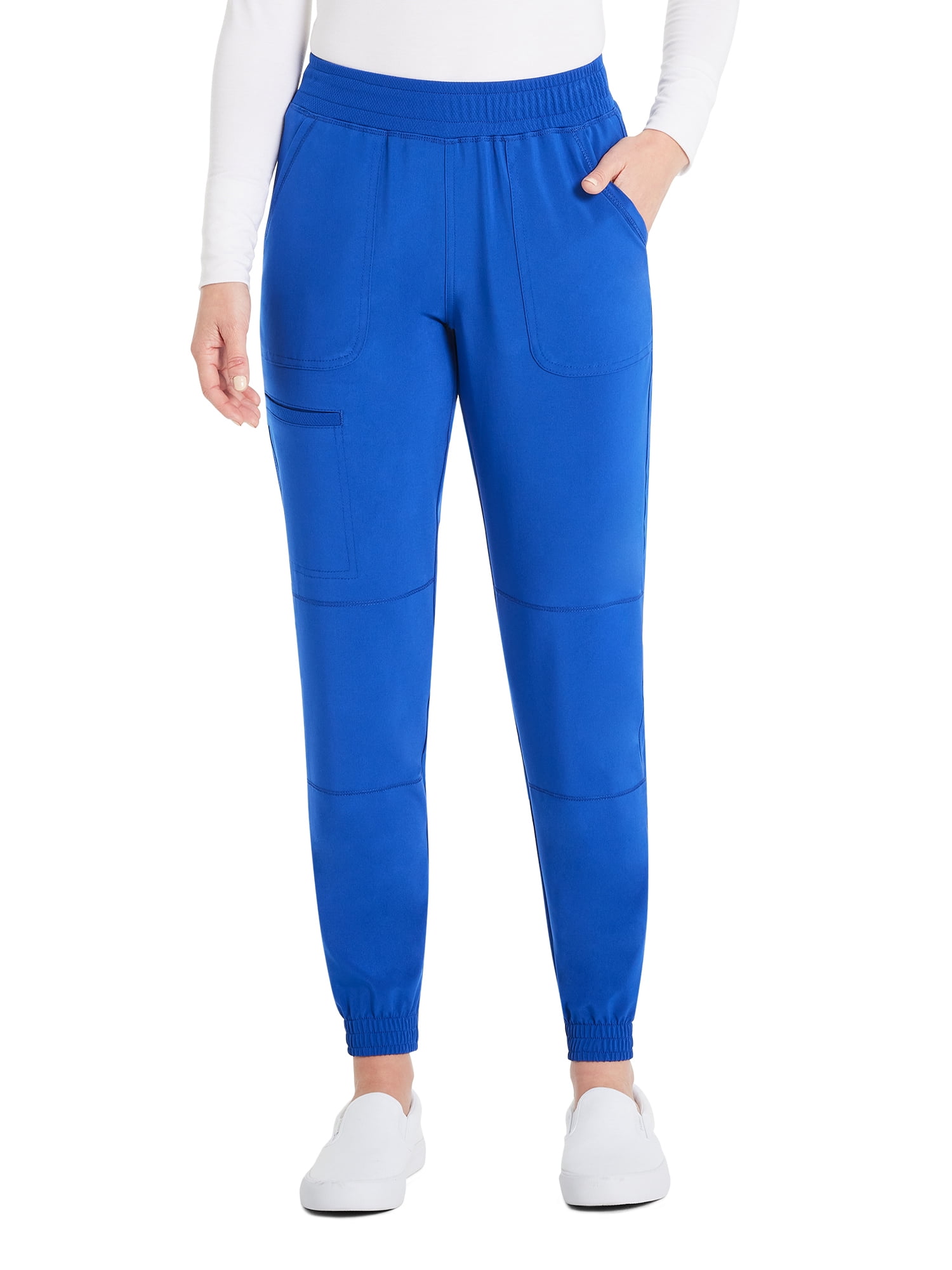 Scrubstar Women's Antimicrobial Premium Performance Petite Yoga Waistband Jogger, Sizes XS-XL