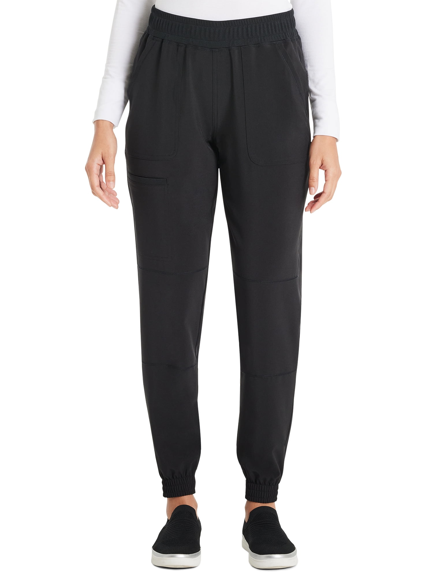 Scrubstar Women's Antimicrobial Premium Performance Petite Yoga Waistband Jogger, Sizes XS-XL