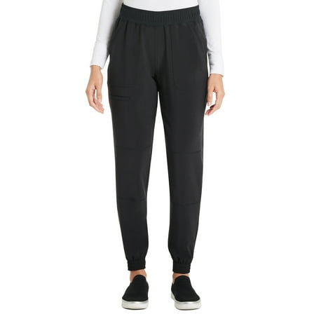 Scrubstar Women's Antimicrobial Premium Performance Petite Yoga Waistband Jogger, Sizes XS-XL