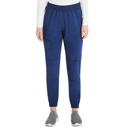 Scrubstar Women's Antimicrobial Premium Performance Petite Yoga Waistband Jogger, Sizes XS-XL