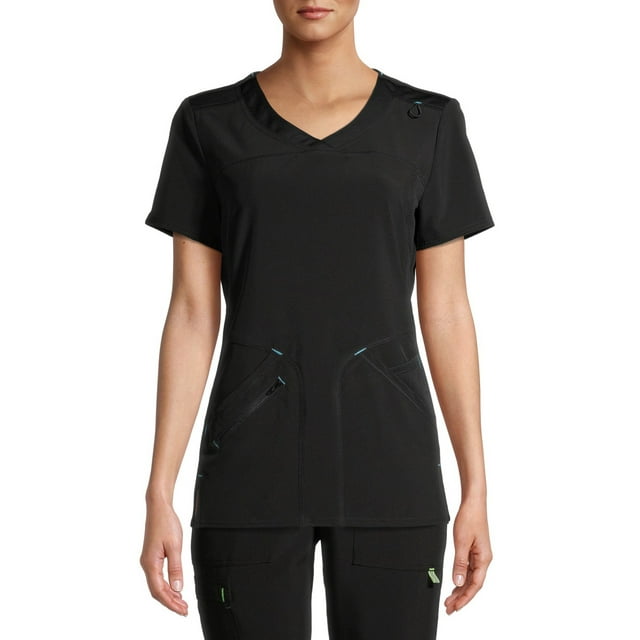 Scrubstar Women's Antimicrobial Premium Performance Tonal Contrast V