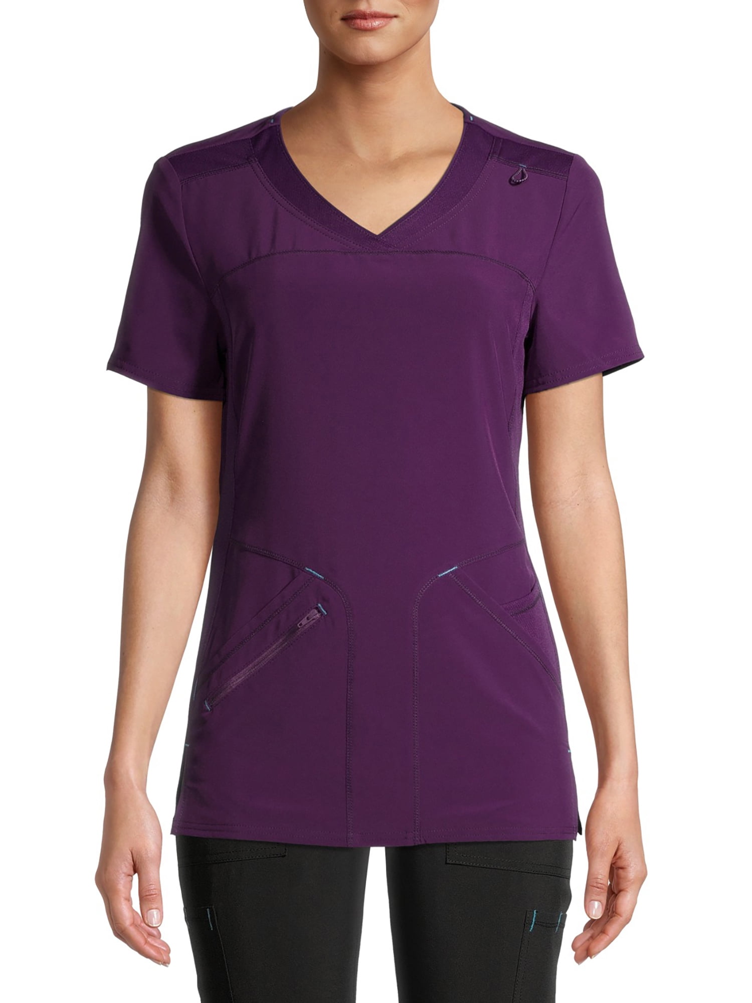 Scrubstar Women's Antimicrobial Premium Performance Tonal Contrast V