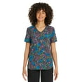 Scrubstar Women's Blooming Petals VNeck Scrub Top