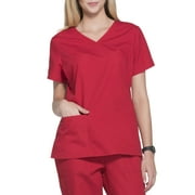 Scrubstar Women's Core Essentials Brushed Poplin V-Neck Scrub Top