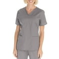 Scrubstar Women's Core Essentials Mechanical Stretch VNeck Scrub Top