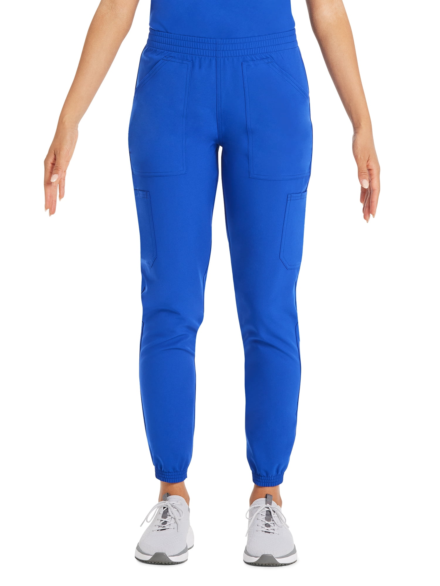 Scrubstar Women's Core Essentials Stretch Pull-On Jogger Cargo Scrub Pants, Sizes XS-3XL
