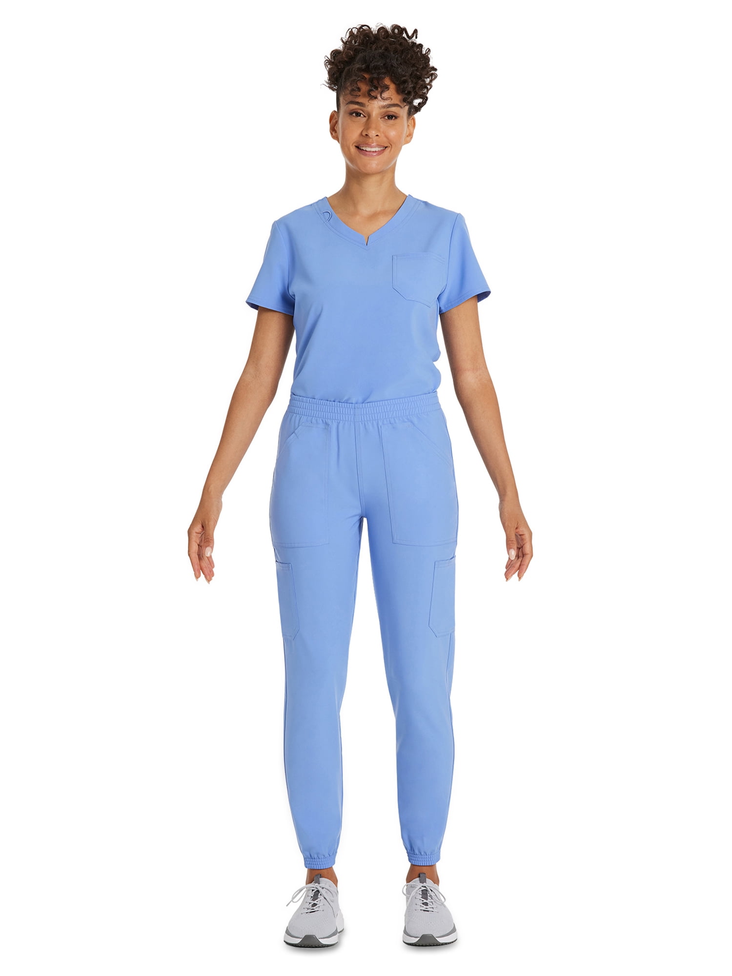 Scrubstar Women's Core Essentials Stretch PullOn Jogger Cargo Scrub