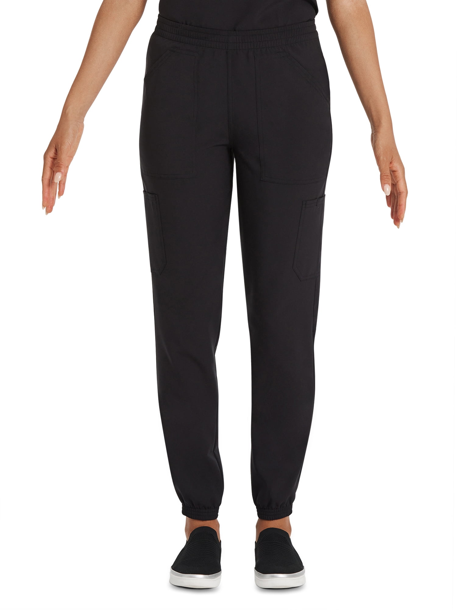 Scrubstar Women's Core Essentials Stretch PullOn Jogger Cargo Scrub
