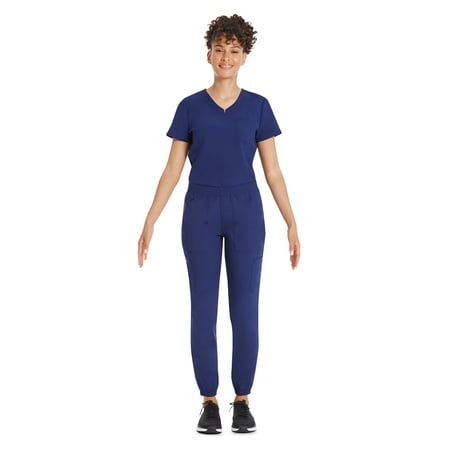Scrubstar Women's Core Essentials Stretch Pull-On Jogger Cargo Scrub Pants, Sizes XS-3XL