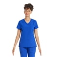 thumbnail image 1 of Scrubstar Women's Core Essentials Stretch V-Neck Scrub Top, Sizes XS-3XL, 1 of 6