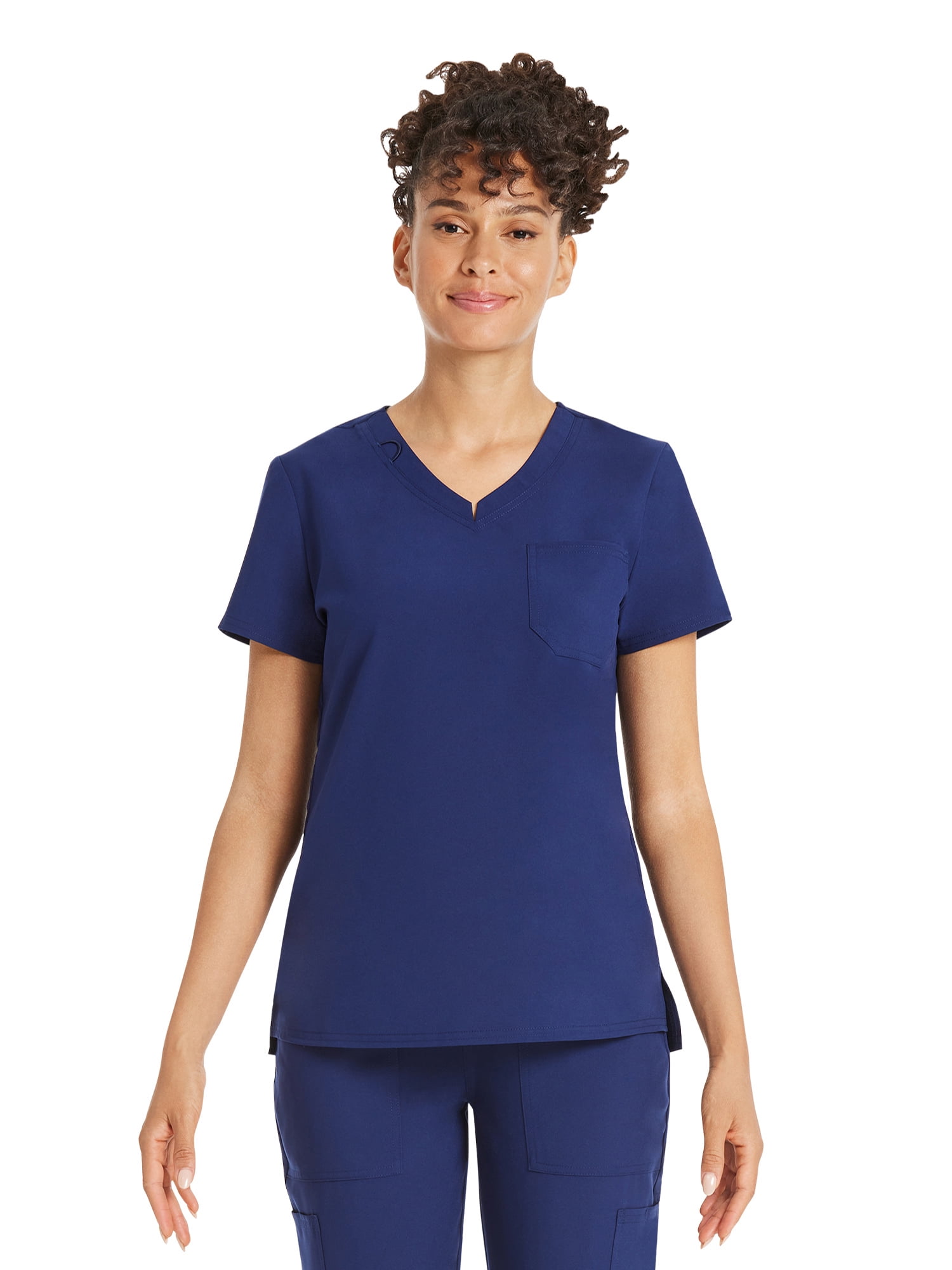 Scrubstar Women's Core Essentials Stretch V-Neck Scrub Top, Sizes XS-3XL