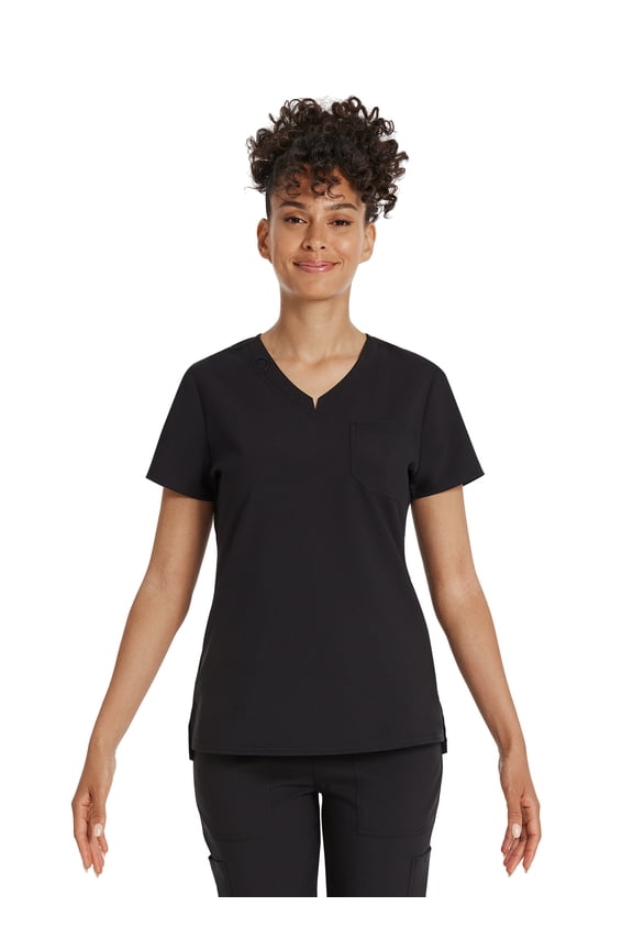 Women's Core Essentials Stretch V-Neck Scrub Top, Sizes XS-3XL