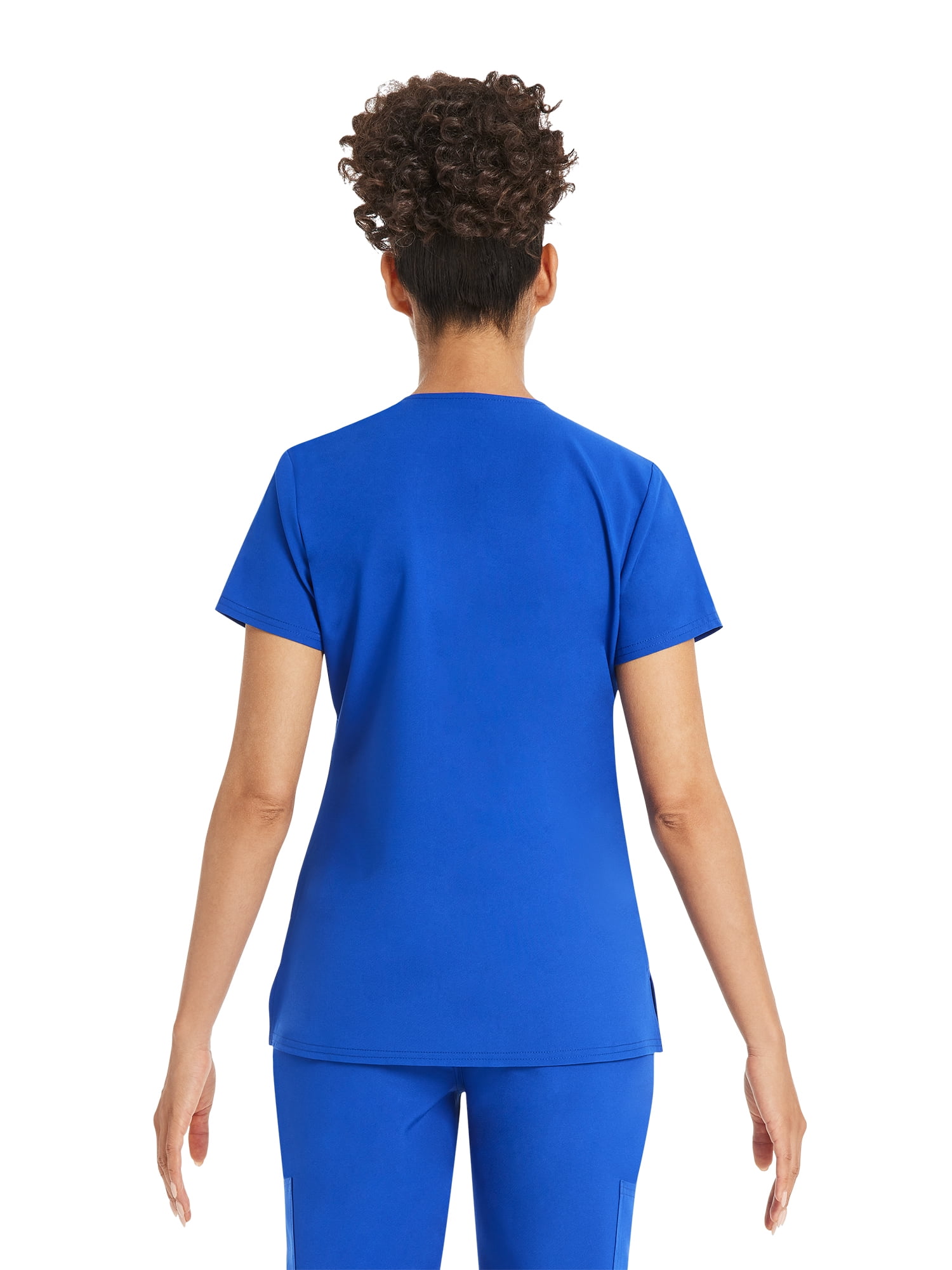 Scrubstar Women's Core Essentials Stretch V-Neck Scrub Top, Sizes XS-3XL