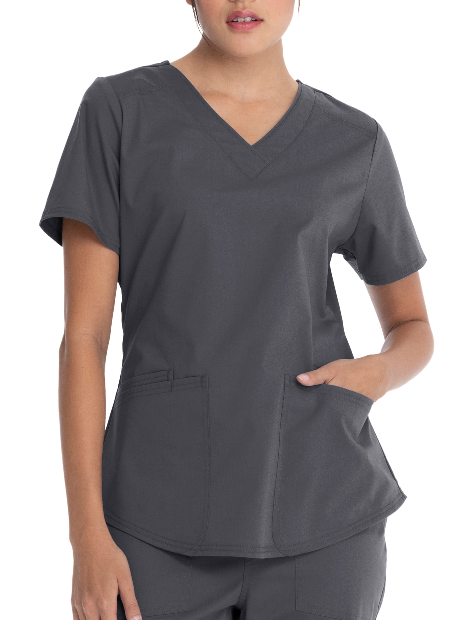 SCRUBSTAR Women's Core Essentials Stretch V-Neck Scrub Top WM01T893