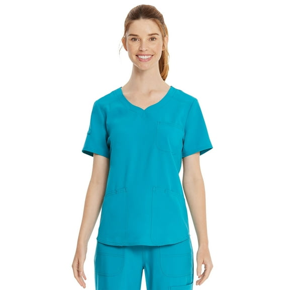 Scrubstar Women's Core Essentials Sweetheart V-Neck Scrub Top, Sizes XS-3L