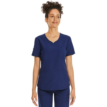 Scrubstar Women's Core Essentials Sweetheart V-Neck Scrub Top, Sizes XS-3L