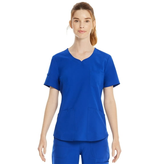 Scrubstar Women's Core Essentials Sweetheart V-Neck Scrub Top, Sizes XS-3L