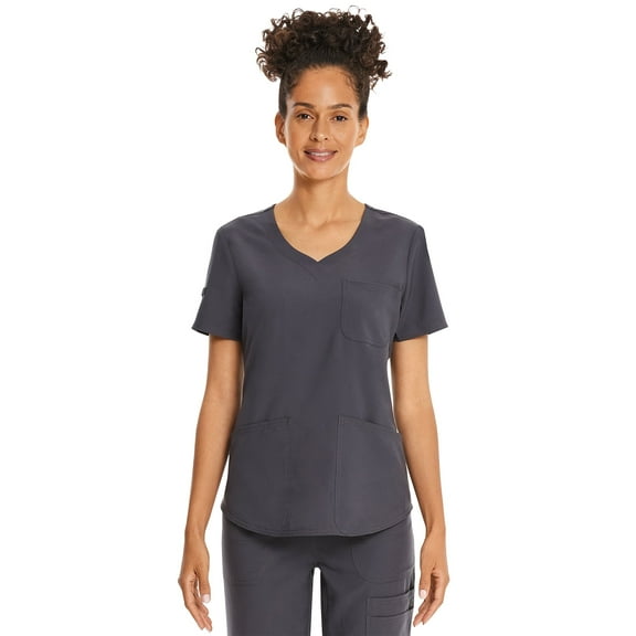 Scrubstar Women's Core Essentials Sweetheart V-Neck Scrub Top, Sizes XS-3L