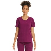 SCRUBSTAR Women's Core Essentials Sweetheart V-Neck Scrub Top, Sizes XS-3L