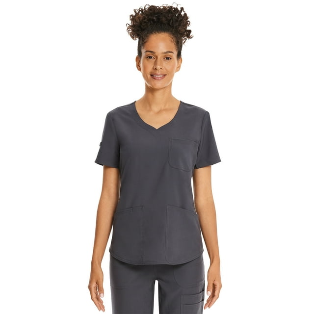 Scrubstar Women's Core Essentials Sweetheart VNeck Scrub Top