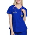 thumbnail image 1 of Scrubstar Women's Core Essentials V-Neck Scrub Top with Rounded Hem, 1 of 9