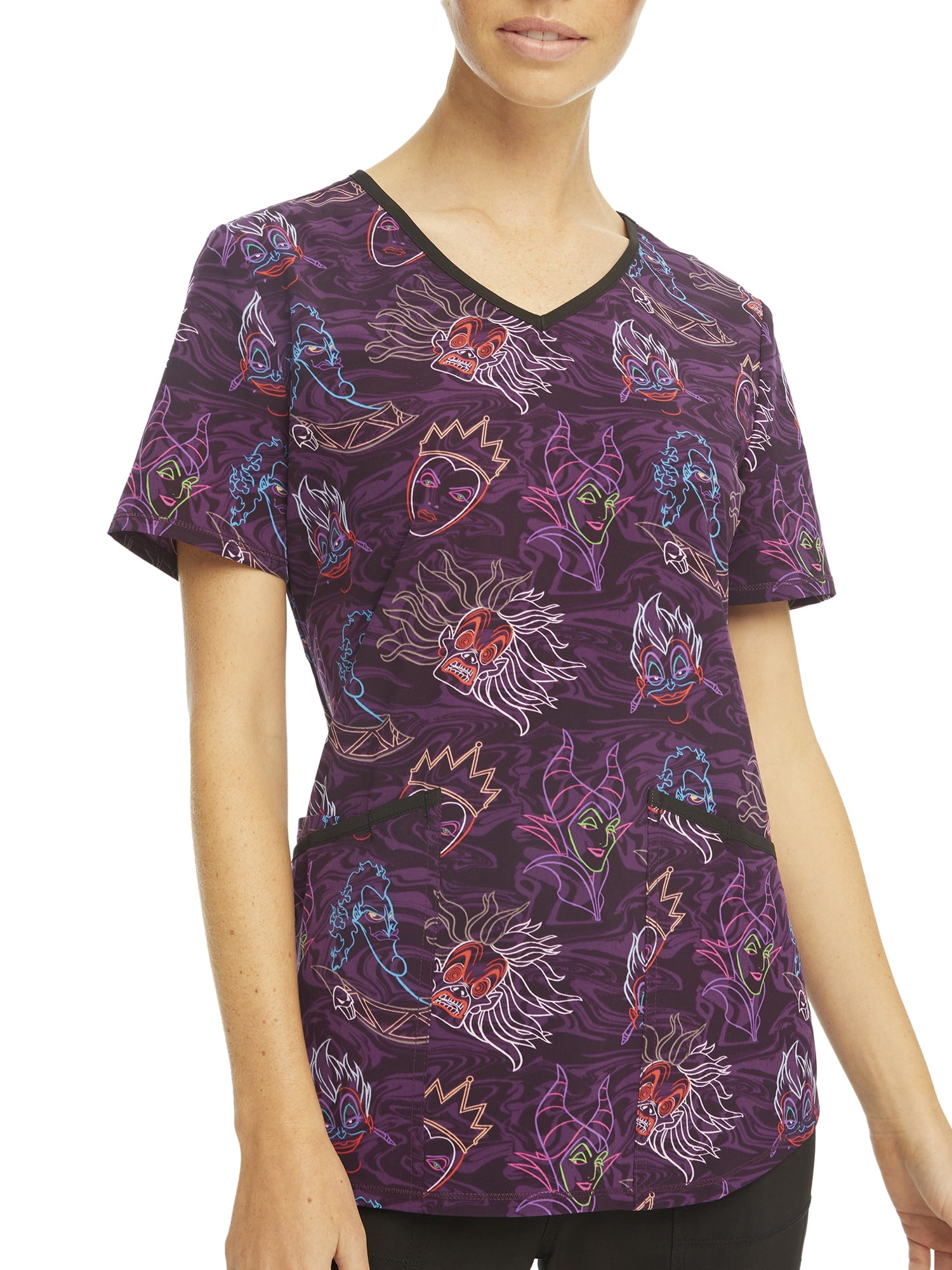 Tinkerbell scrub shop top walmart