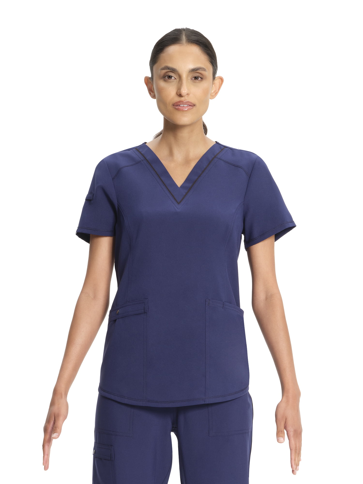 Scrubstar Women's Ethical Fabric Stretch V-Neck Top, Sizes XS-3XL