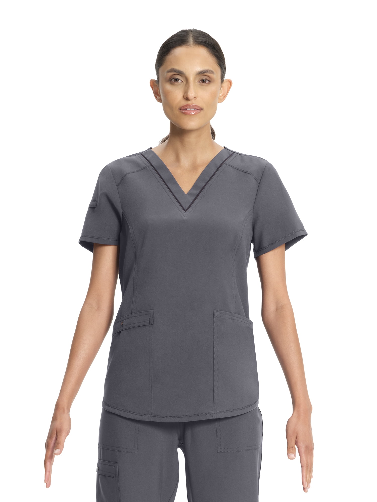Scrubstar Women's Ethical Fabric Stretch V-Neck Top, Sizes XS-3XL