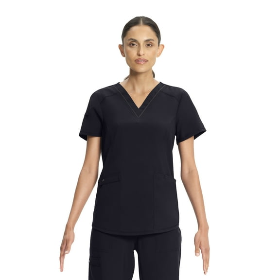 Scrubstar Women's Ethical Fabric Stretch V-Neck Top, Sizes XS-3XL