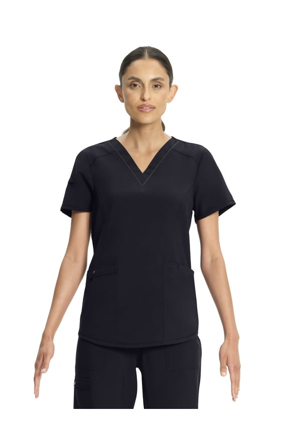 Women's Ethical Fabric Stretch V-Neck Top, Sizes XS-3XL