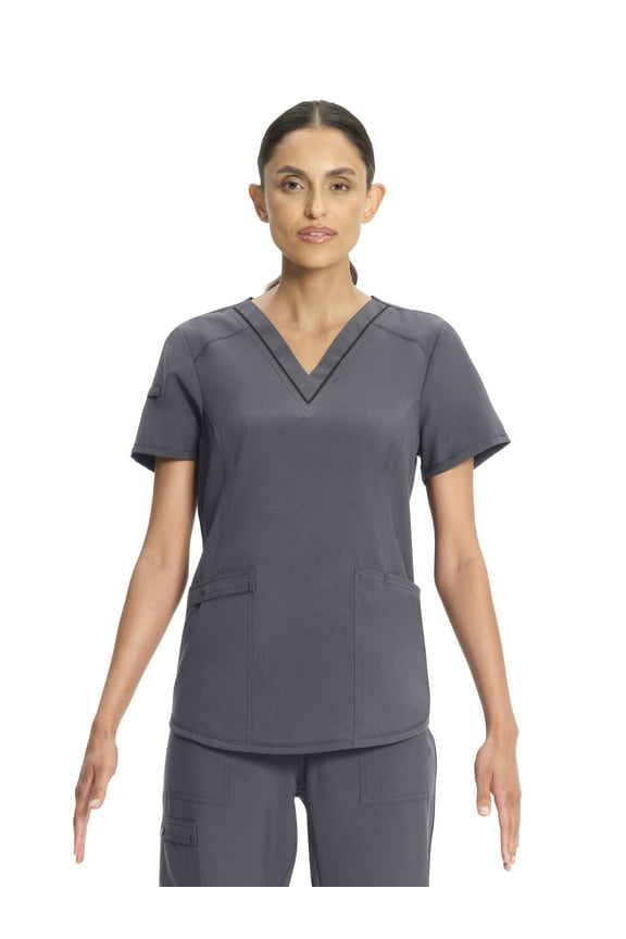 Women's Ethical Fabric Stretch V-Neck Top, Sizes XS-3XL
