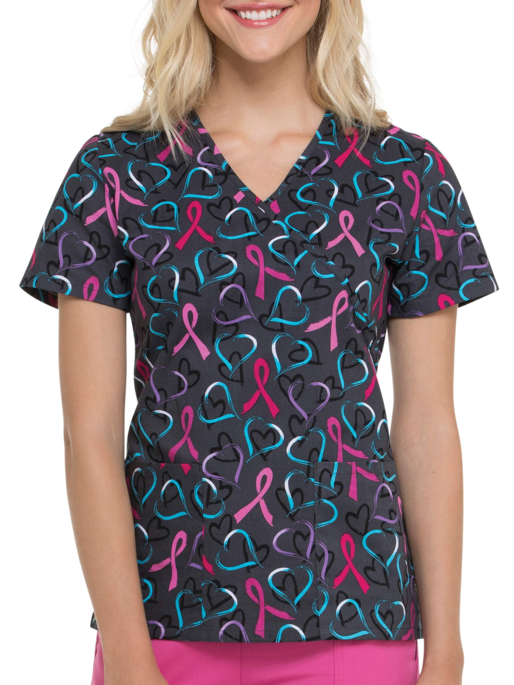 Scrubstar Women's Fashion Collection "Art of Awareness" Breast Cancer