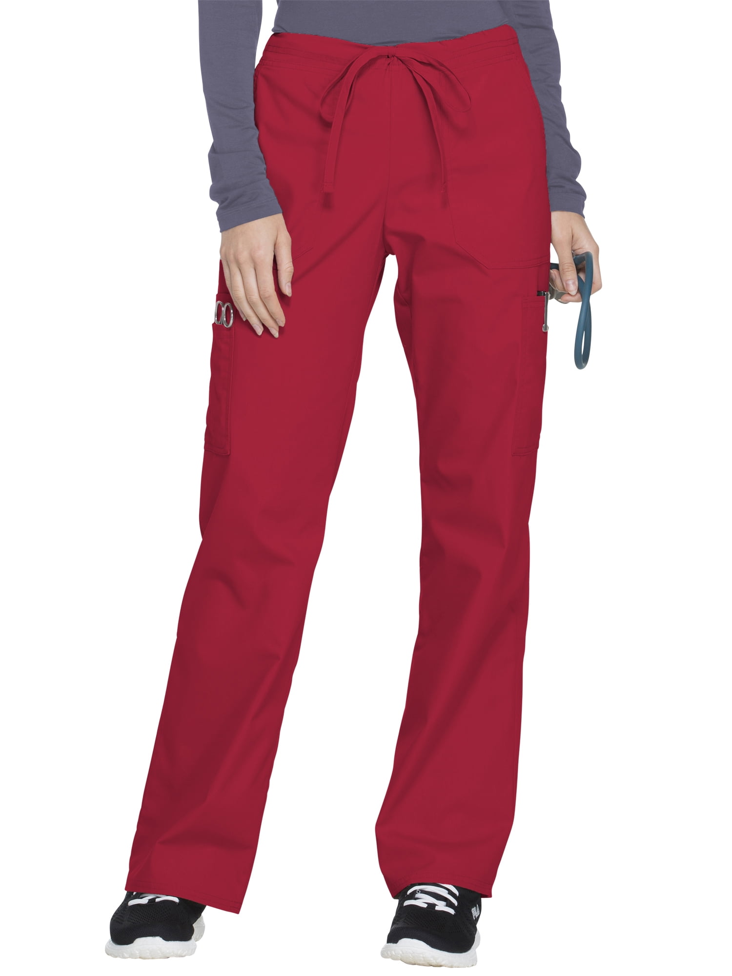 Scrubstar Women's Fashion Essentials Cargo Drawstring Scrub Pant