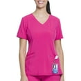 Scrubstar Women's Fashion Premium Performance Mock Wrap Scrub Top