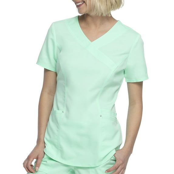 Scrubstar Women's Fashion Premium Ultimate Mock Wrap Scrub Top